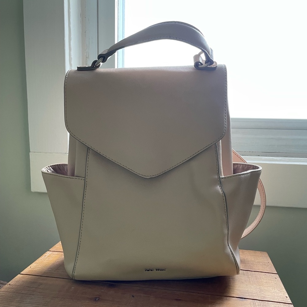 NINE WEST LEATHER BACKPACK